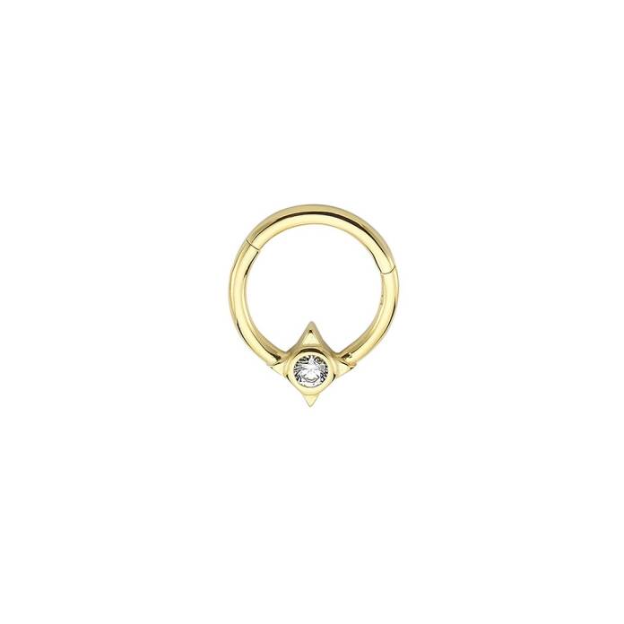 Tek Taşlı Helix Piercing - 1