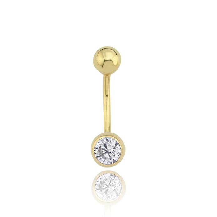 Tektaş Göbek Piercing - 1