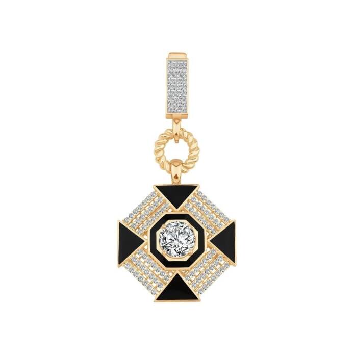 Tektaş Siyah Mineli Charm - 1