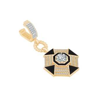 Tektaş Siyah Mineli Charm - 2