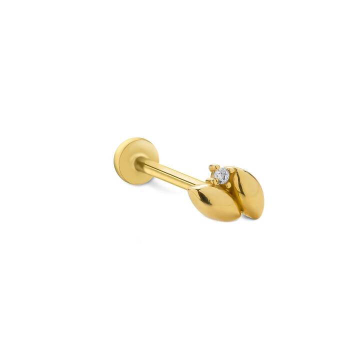 Twin Leaf Tragus Piercing - 1