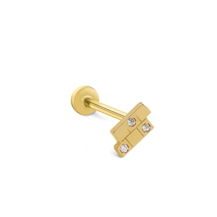 Twin Stick Tragus Piercing - 1