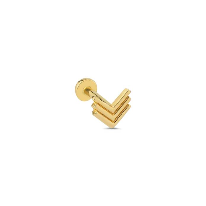 Üç Şerit Tragus Piercing - 1