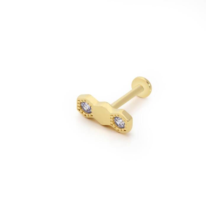 Üçlü Petek Model Tragus Piercing - 1