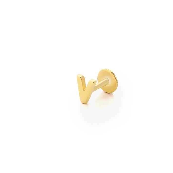 V Harfi Tragus Piercing - 1