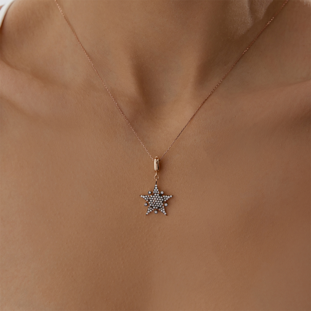 Black Vega Star Kolye - 1