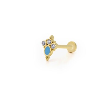 Vintage Mavi Mine Model Tragus Piercing - 1