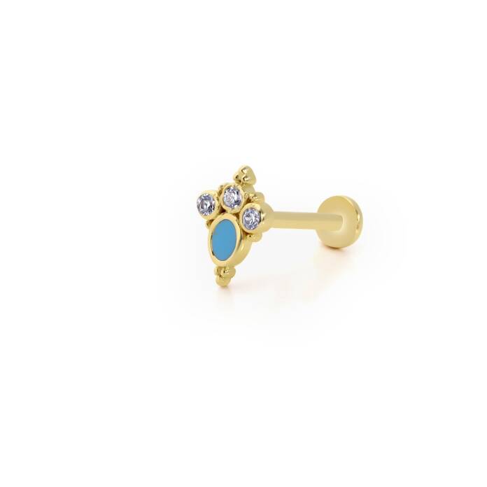 Vintage Mavi Mine Model Tragus Piercing - 1