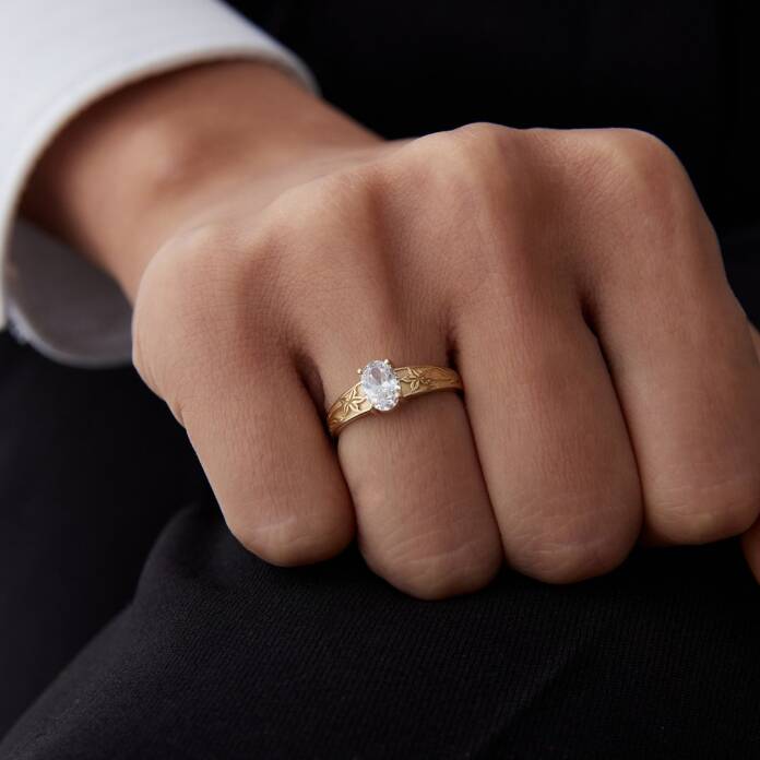 Yasmin Oval Yüzük - 2